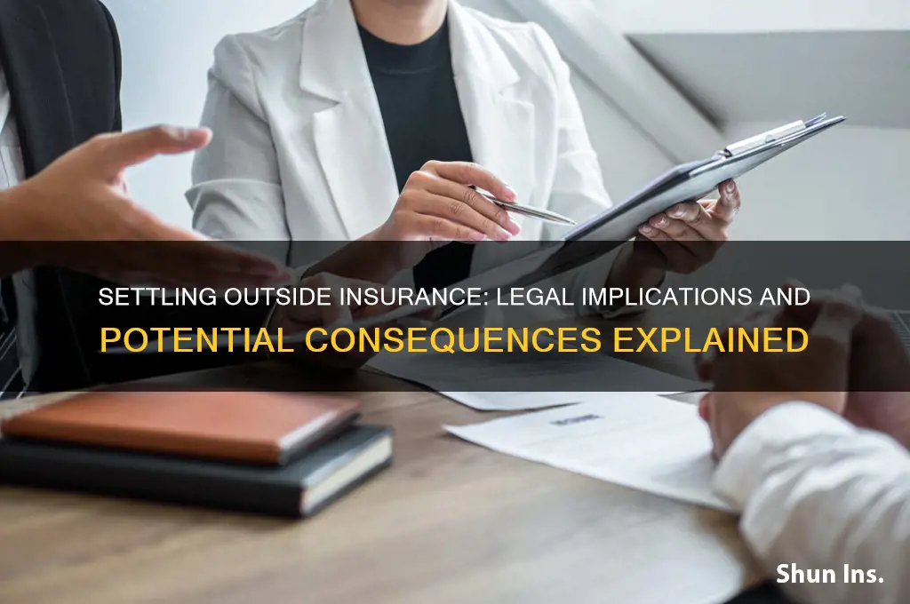 is it illegal to settle outside insurance