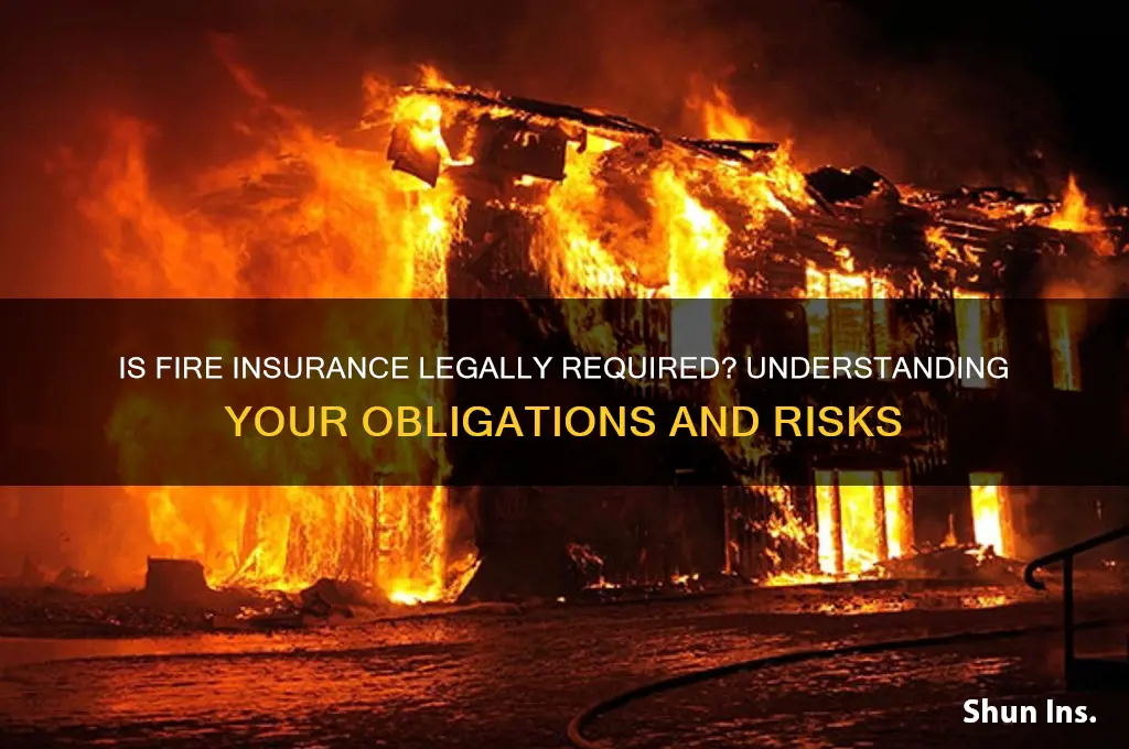 is it law to have fire insurance