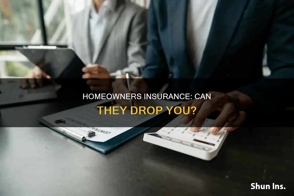 is it legal for homeowners insurance to not cover anymore