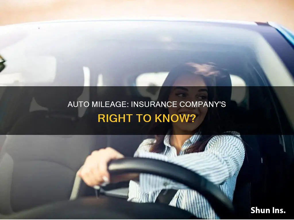 is it mandatory to provide auto mileage to insurance company