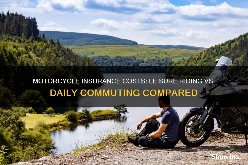 is it more to insure motorcycle for lleasure or commuter