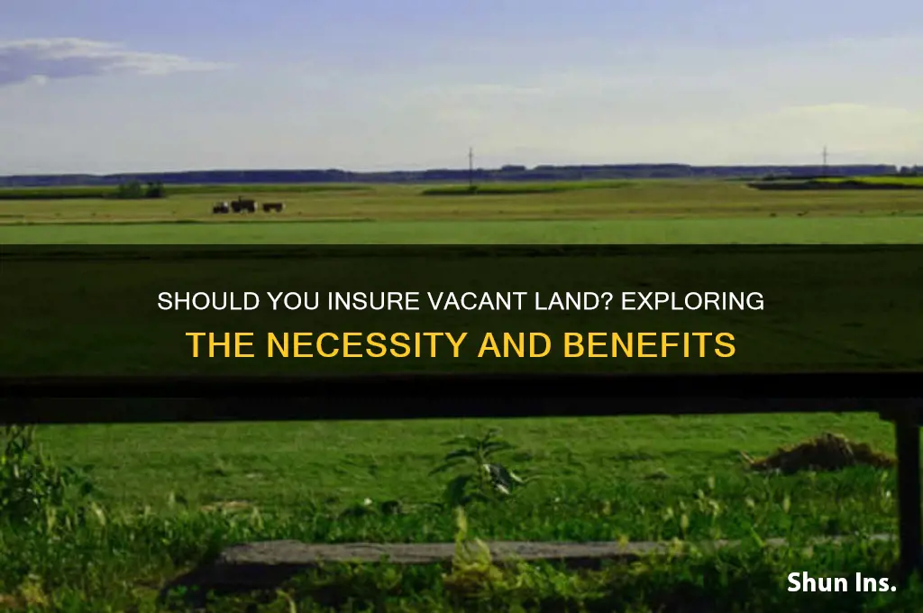 is it necessary to insure vacant land