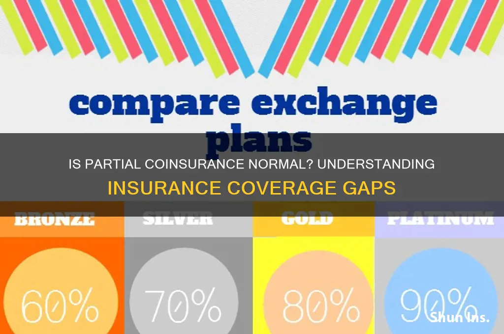 is it normal for insurance to not have 100 coinsurance