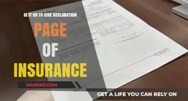Sharing Your Insurance Declaration Page: Safe Practice or Risky Move?