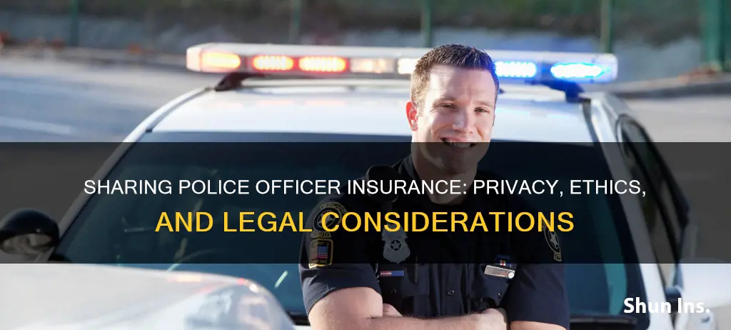 is it okay to show police officer insurance on phone