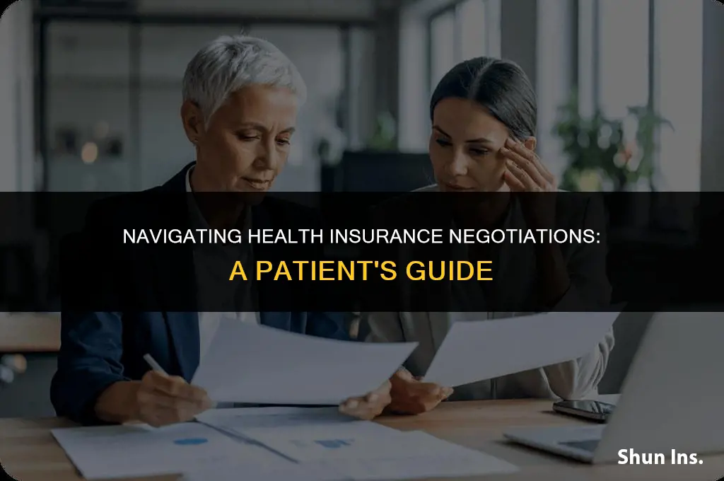 is it possible to negotiate with health insurance