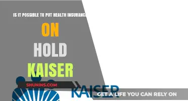 Exploring Options: Can You Pause Your Kaiser Health Insurance?