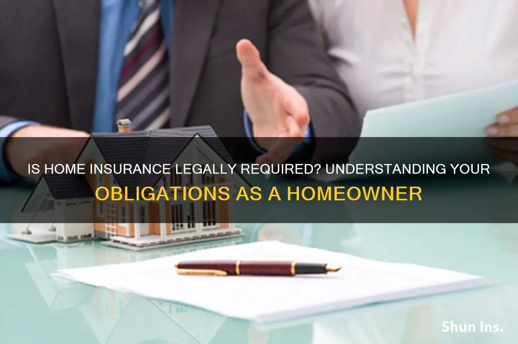 is it the the law to have hoome insurance
