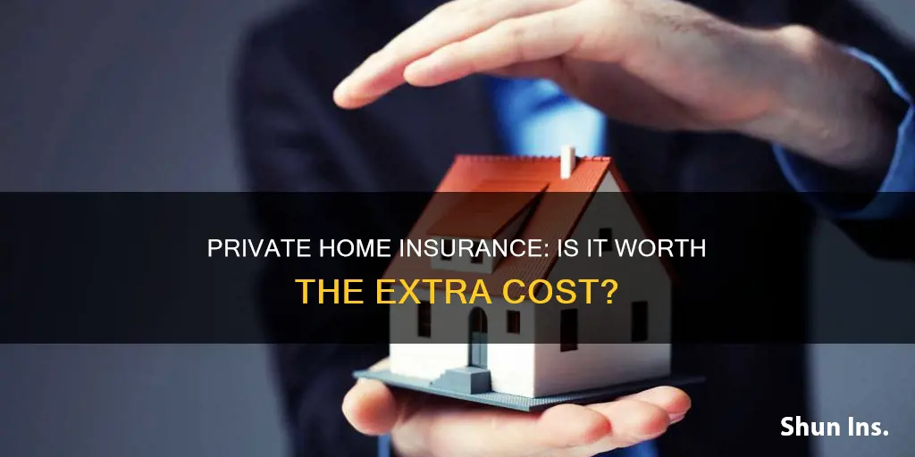 is it worth getting private homeowners insurance vs bamks