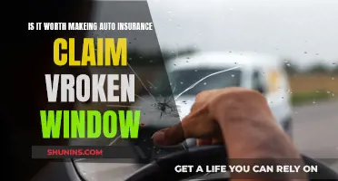 Should You Claim Broken Window on Auto Insurance?