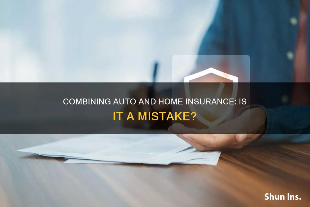 is it wrong to have different auto and home insurances