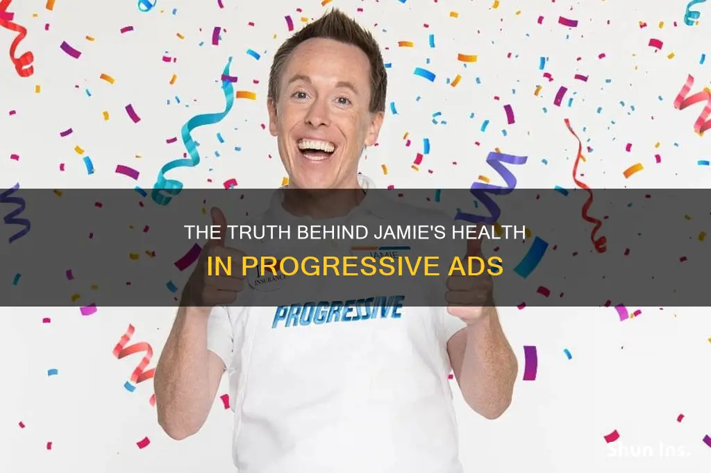 is jamie from the progressive auto insurance commercials sick