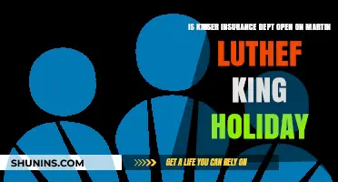 Kaiser Insurance: MLK Holiday Hours