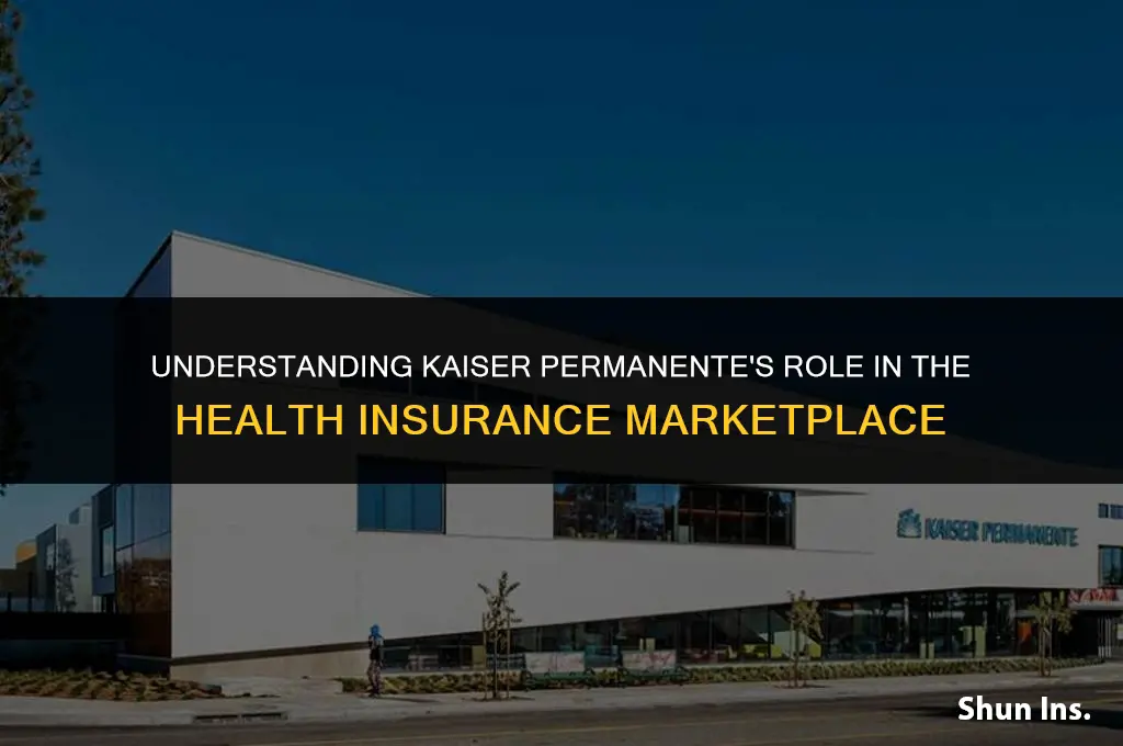 is kaiser permanente part of the health insurance marketplace