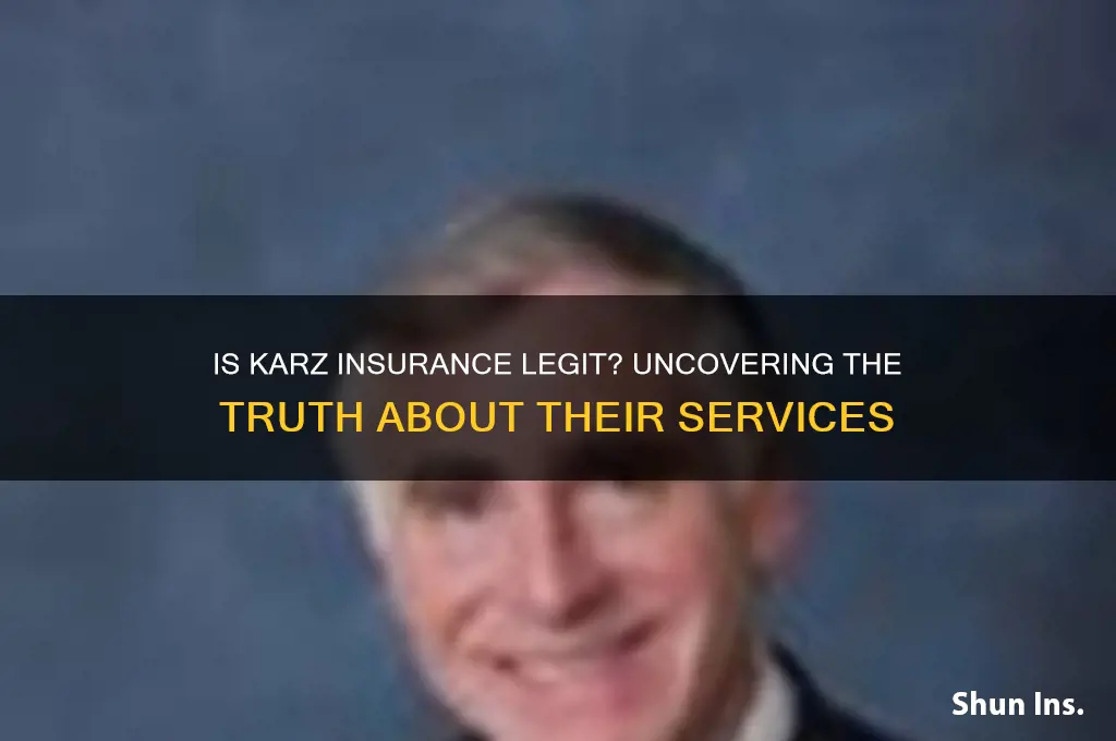 is karz insurance legit