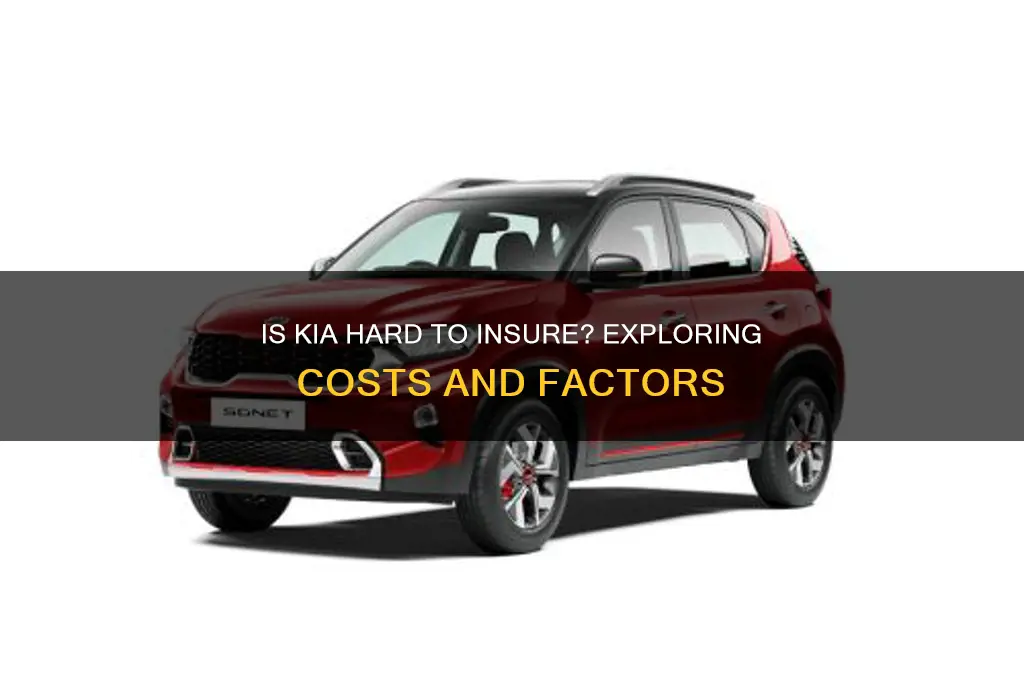 is kia hard to insure