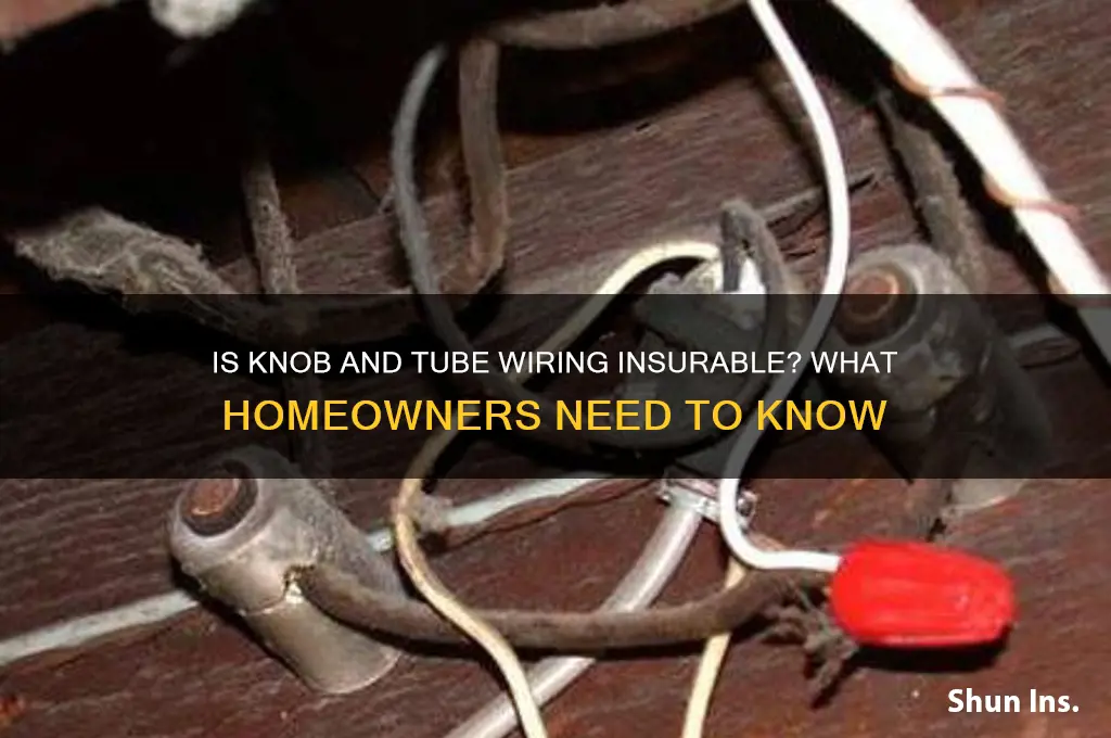 is knob and tube wiring insurable