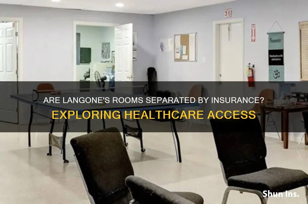 is langones rooms separted by insurance
