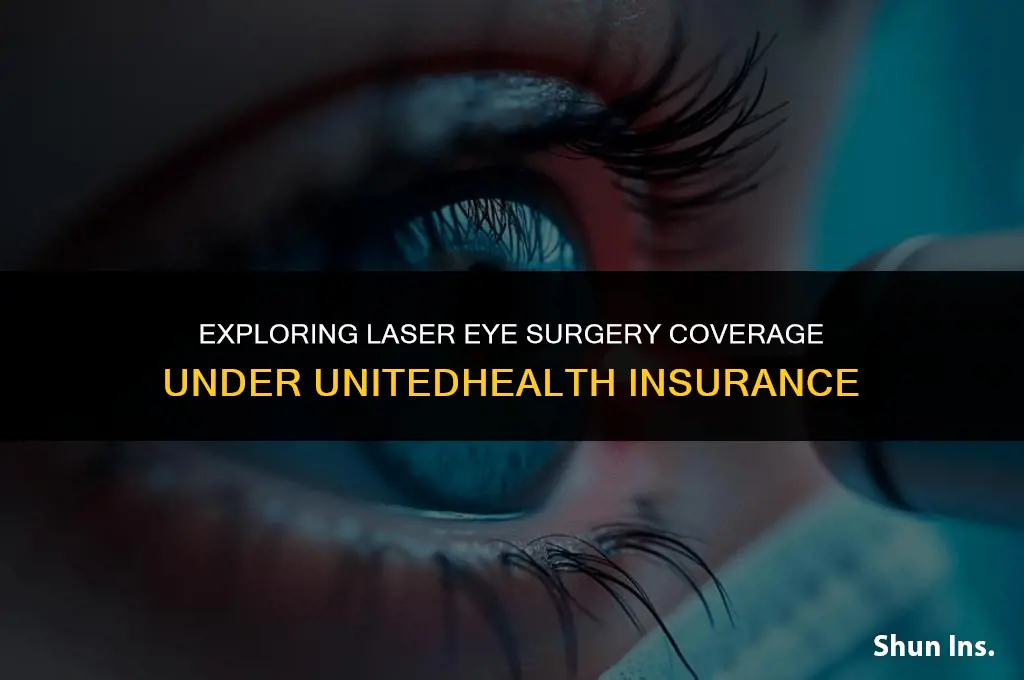 is laser eye surgery included with united health insurance