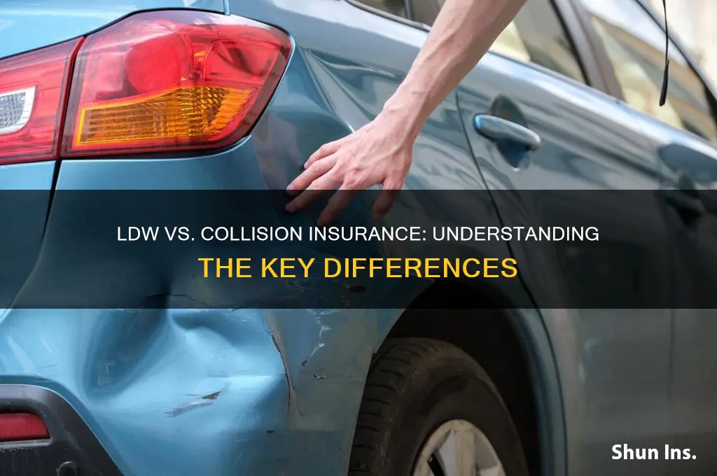 is ldw insurance the same as collision insurance