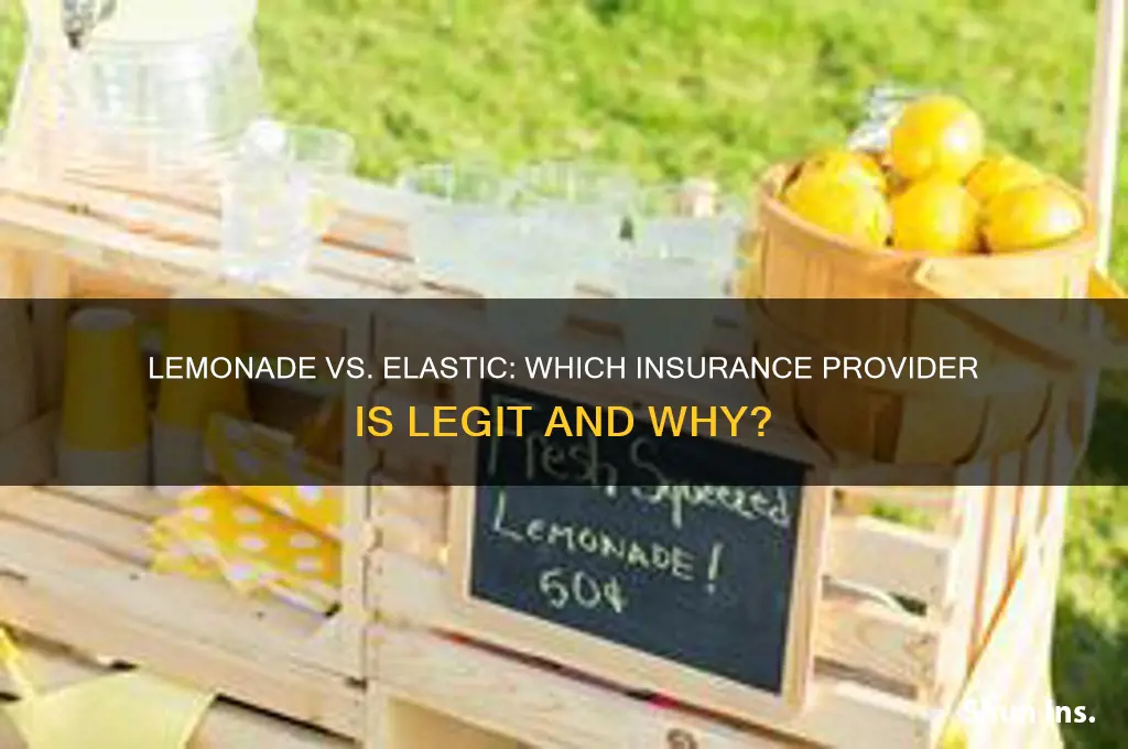 is lemonade elastic or insurance legit