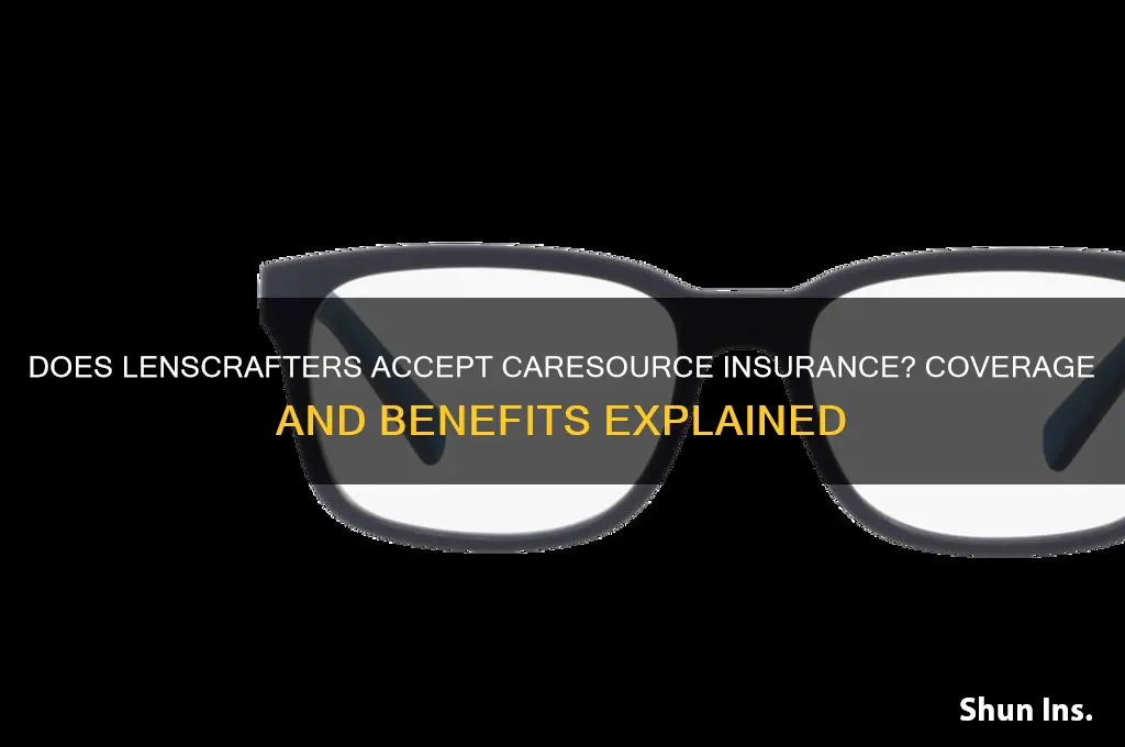 is lenscrafters allow caresource insurance