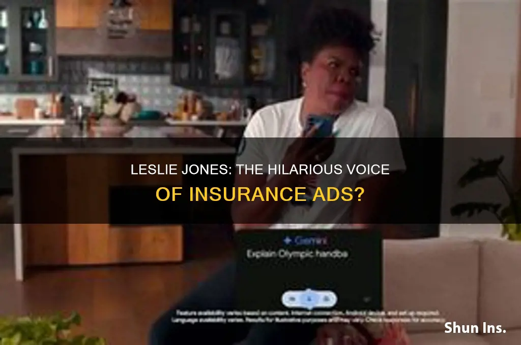 is leslie jones the voice of insurance