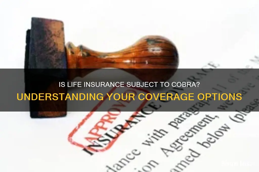 is lie insurance subject to cobra