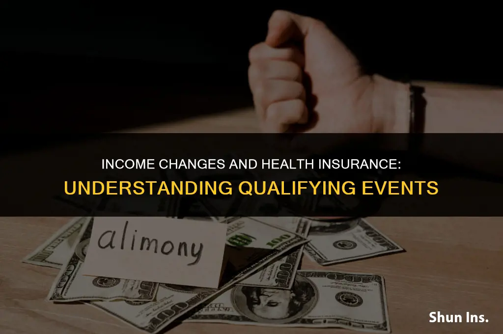 is loosing health insurance because of income a qualifiying event