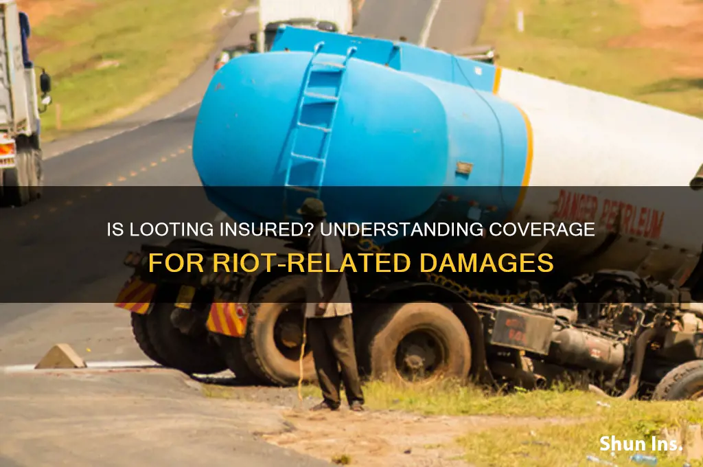 is looting insured