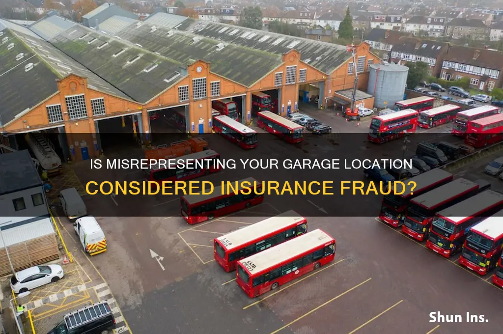 is lying about your garage location insurance fraud