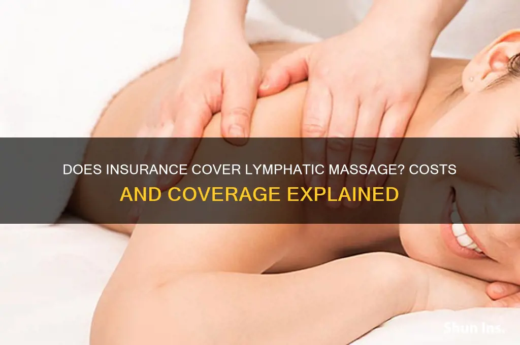 is lymphatic massage paid by insurance