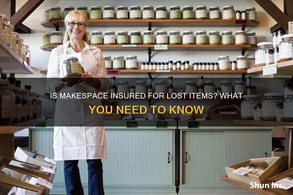 is makespace insured for lost items