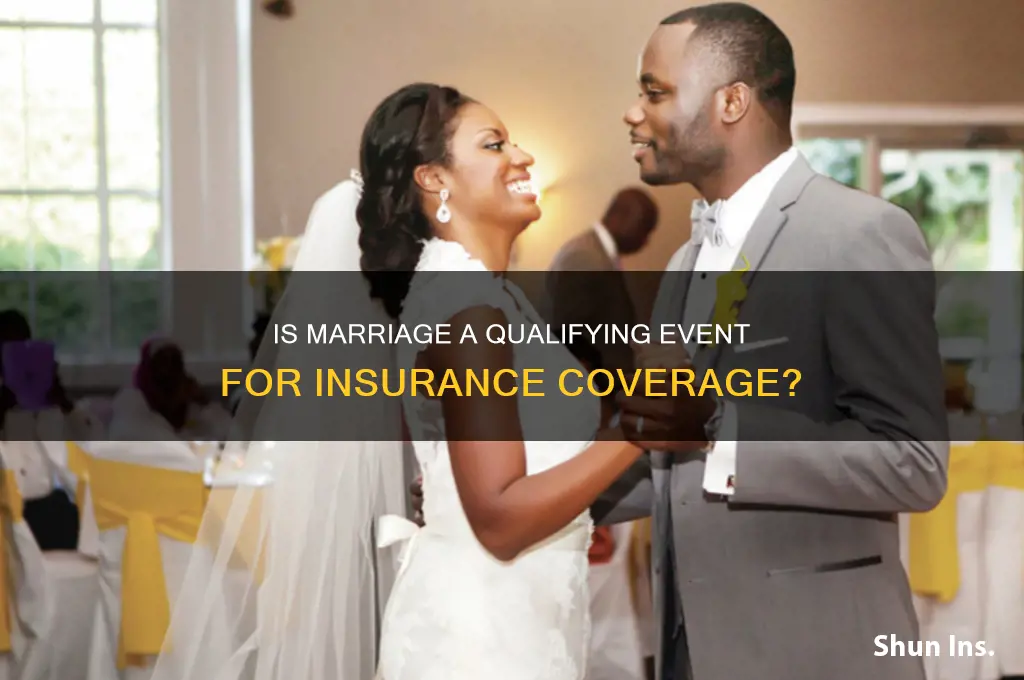 is marriage a qualifying event for insurance