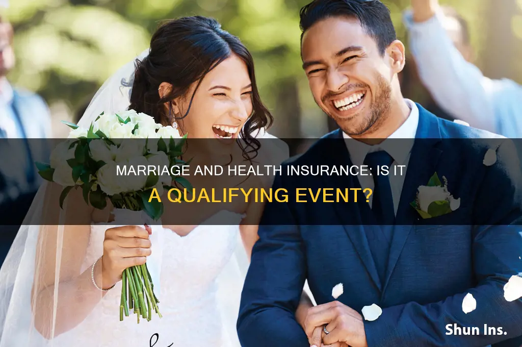 is marriage a qualifying event to enroll in health insurance