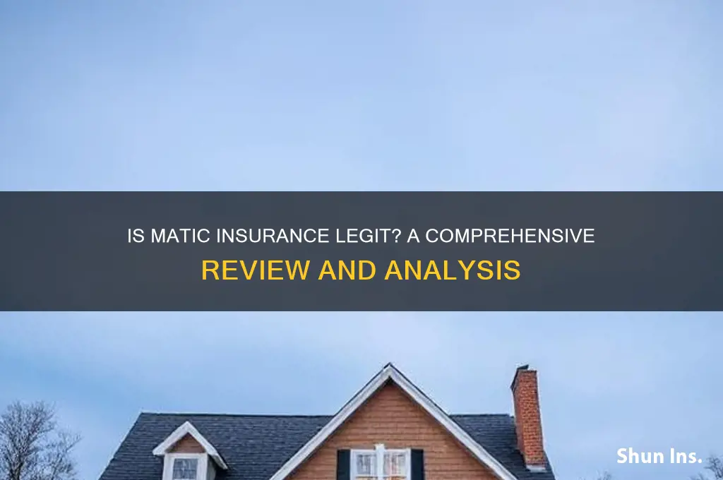 is matic insurance legit