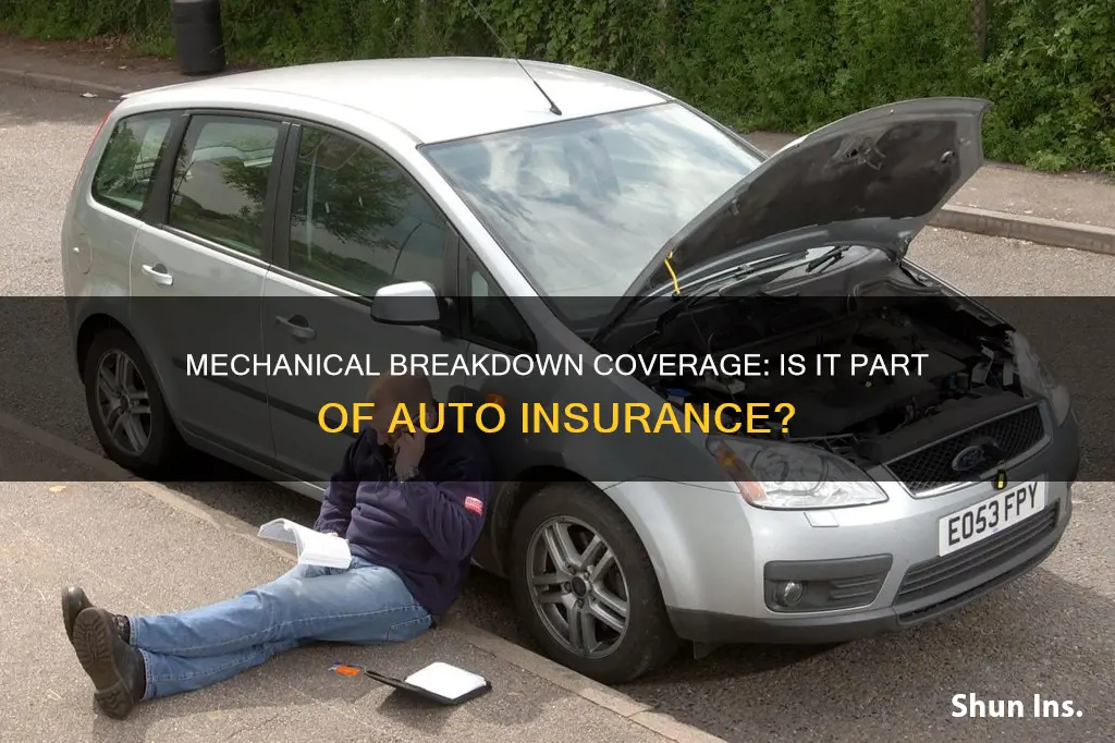 is mechanical breakdown coverage included in auto insurance