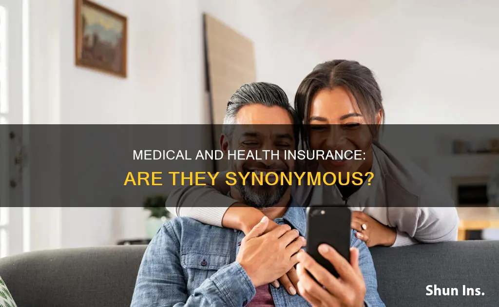 is medical and health insurance the same