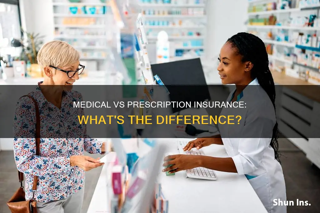 is medical insurance the same as prescription insurance