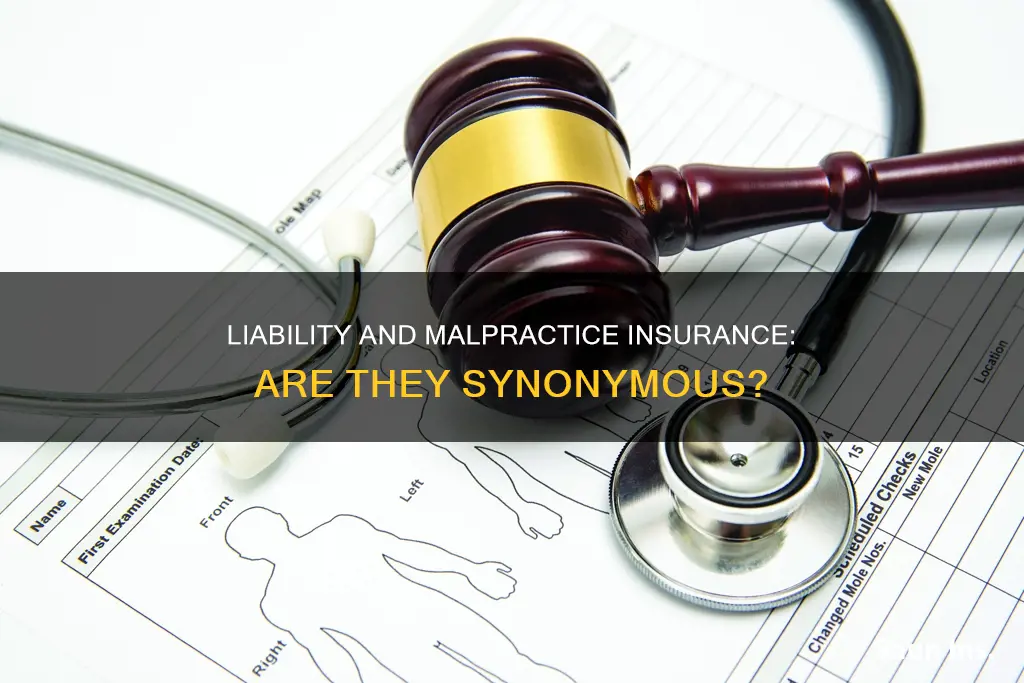 is medical liability insurance the same as malpractice insurance