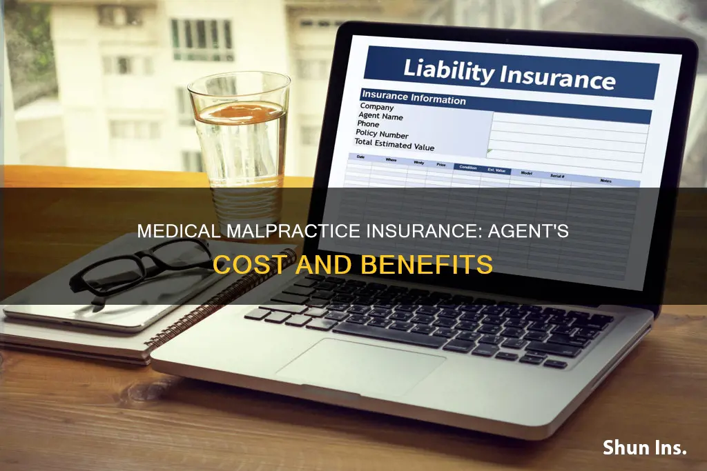 is medical malpractice insurance more expensive through an agent