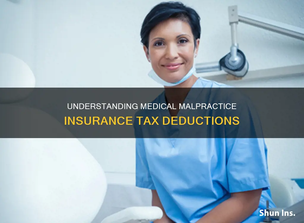 is medical malpractice insurance tax deductible