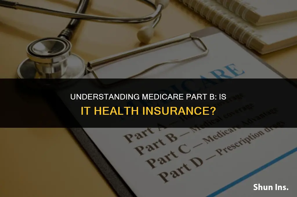 is medicare part b considered health insurance