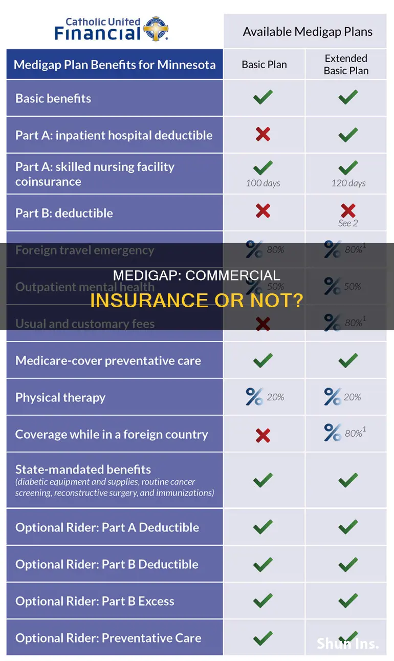 is medigap a commercial insurance