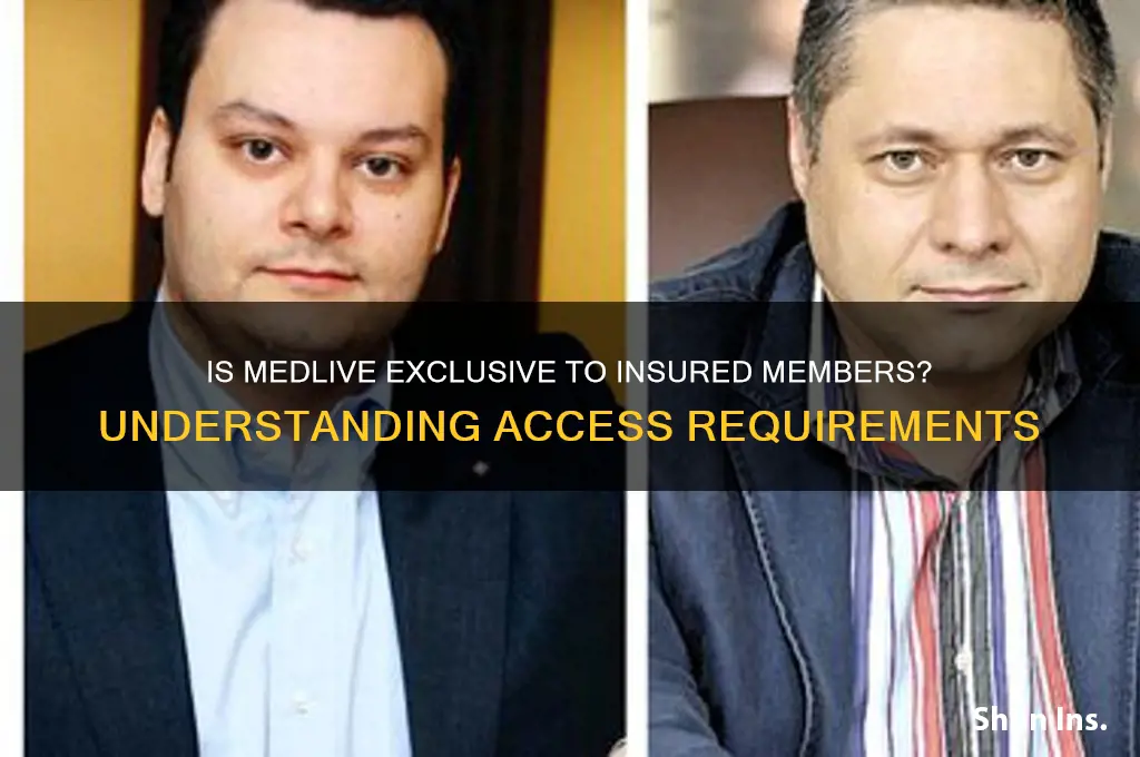 is medlive only for insured members