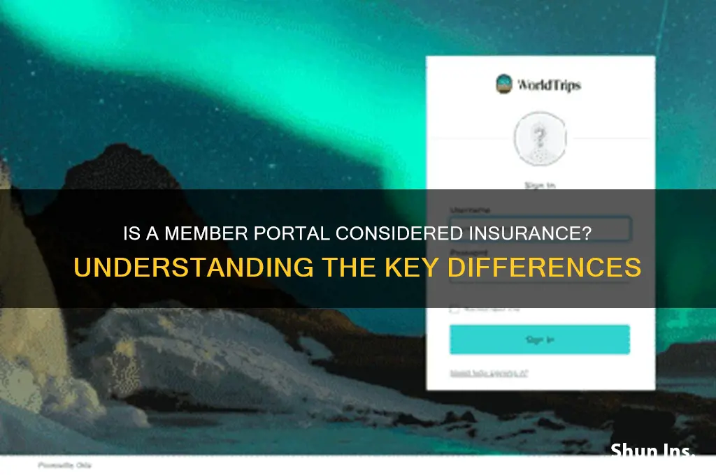 is member portal an insurance