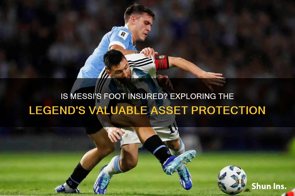 is messi foot insured