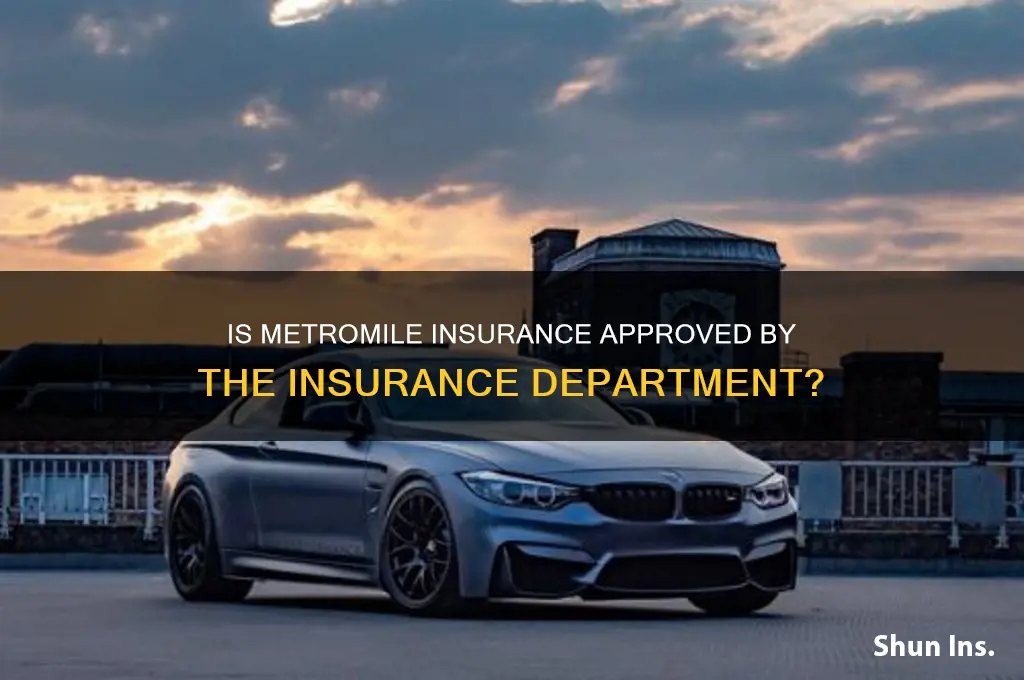 is metromile insurance approved by insurance department