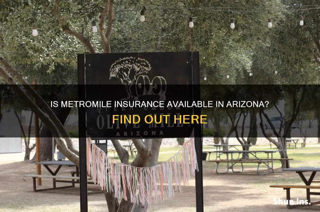 is metromile insurance available in arizona