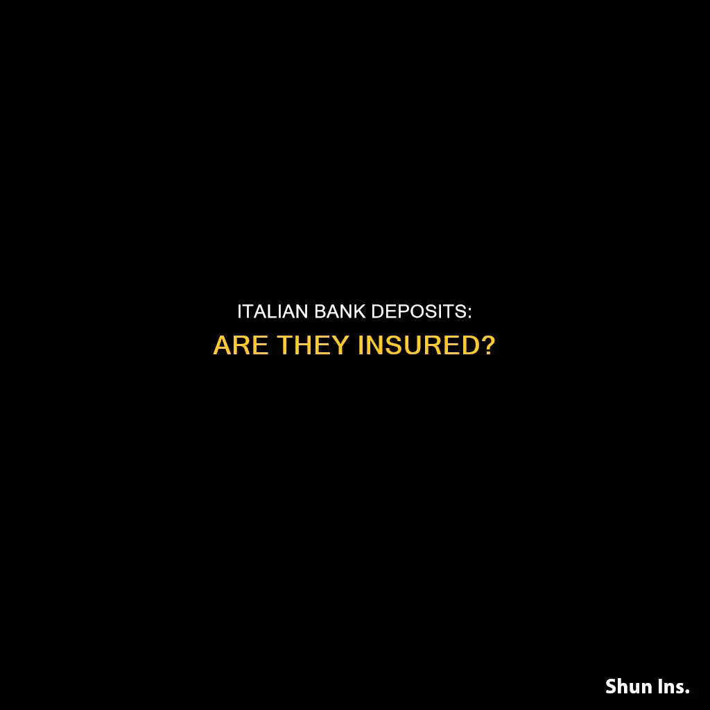 is money insured at banks in italy